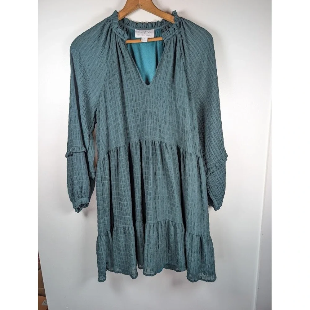 Mare Mare x Anthropologie Tiered Babydoll Mini Dress Size Anne Flowy Lightweight